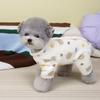 Dog Clothes Teddy Pomeranian Bichon Small Dog Cat Autumn and Winter Pet Belly Clothing 25 Belly Four-leg Fleece Jacket