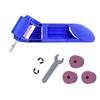 Electric Drill Sharpener Featurings Angle Guide Slots Protective Shield For Precise Bit Sharpening And Polishing