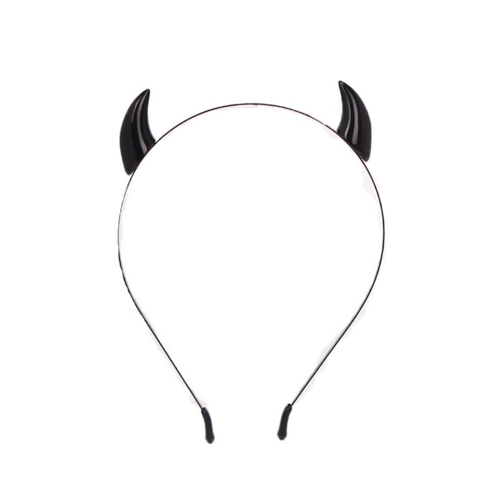Harz Ochsengeweih Haarspangen Tier Anime Stirnband Teufelshorn Haarband Tägliches Styling