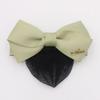 Korean Style Bow Flower Hair Net Bun Clip for Professional Work - HF315