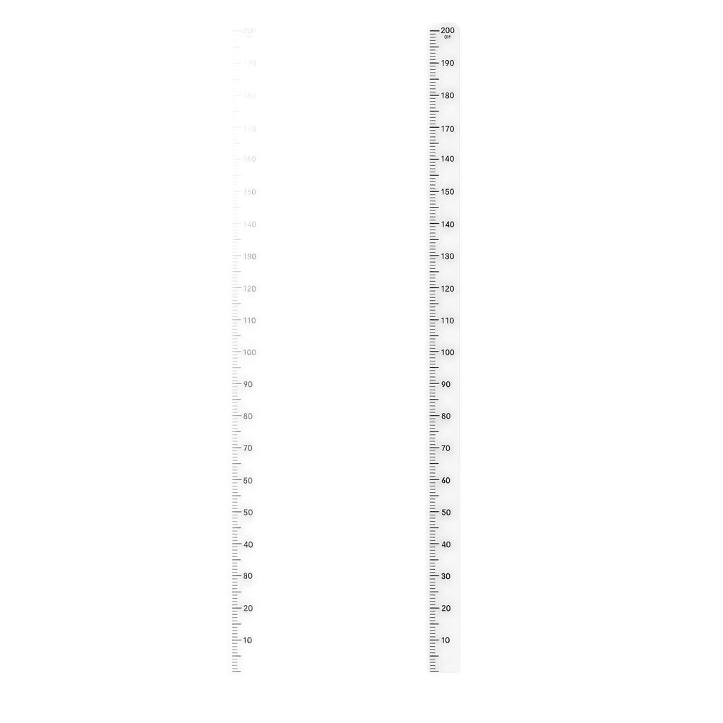 Children's Transparent Wall Height Stickers, 2 Meters, Waterproof, Removable, Non-Damaging