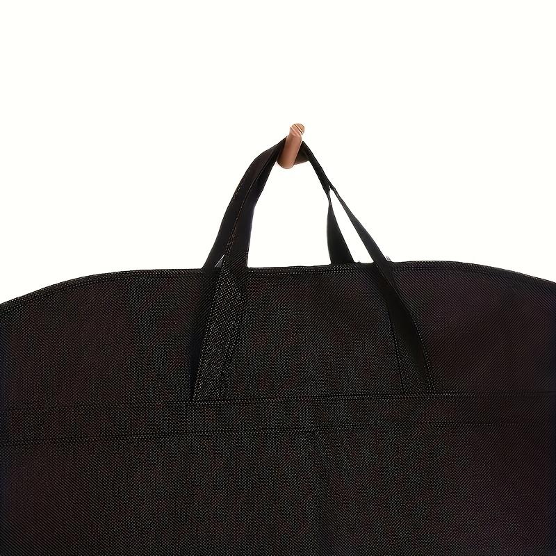 1PC Non-woven Fabric Garment Bag Breathable Dustproof Clothes Cover with Portable Handle for Wardrobe Travel Storage Suit Dress Jacket Coat Protector