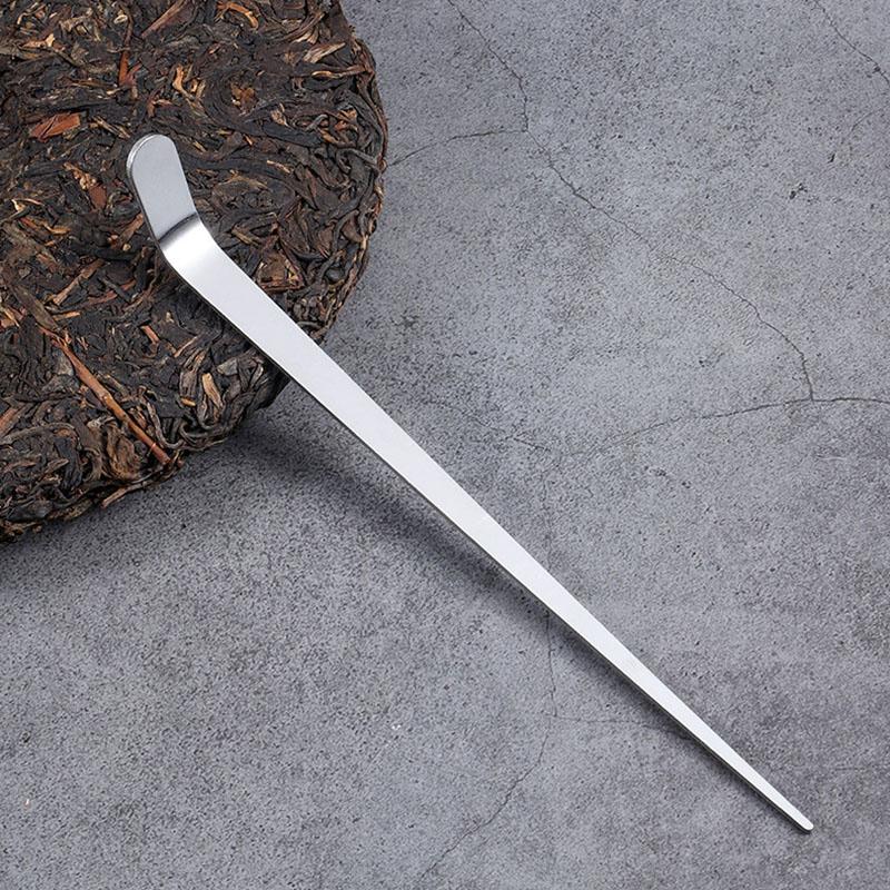 Stainless Steel Tea Needle Stick Gold Silver Matcha Spoon Tea Scoop Tea Ceremony Teaware Kitchen Tool Cleaning Pot Measuring Tea