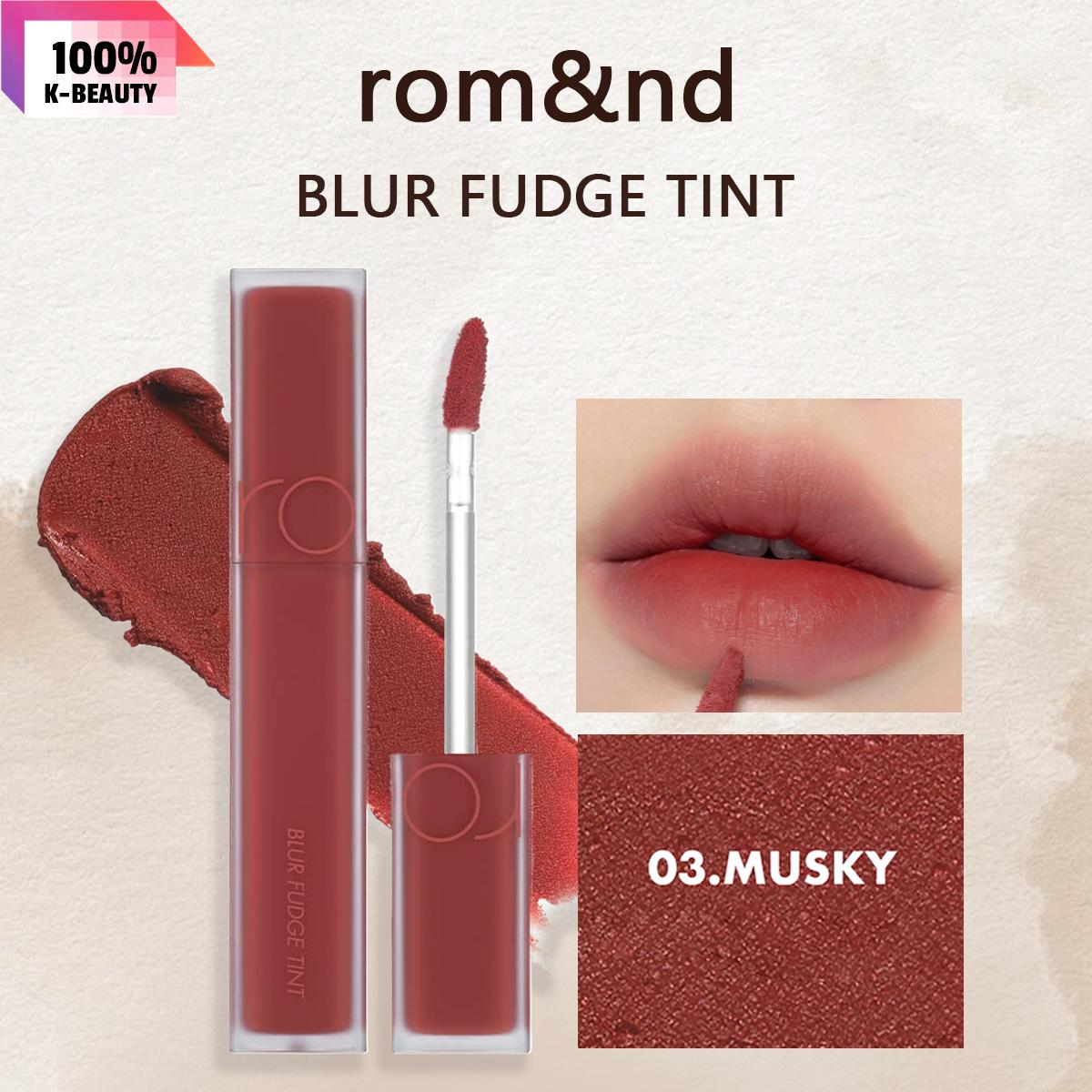 

Rom&nd Romand BLUR FUDGE TINT, Оксамитові матові губи 5.0г/0.18унції (12 Параметри кольорів)