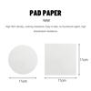 100pcs/pack Round Square Hamburger Food Pad Paper Disposable Hamburger Patty Separation Pad Non-stick Oil Paper Baking Paper