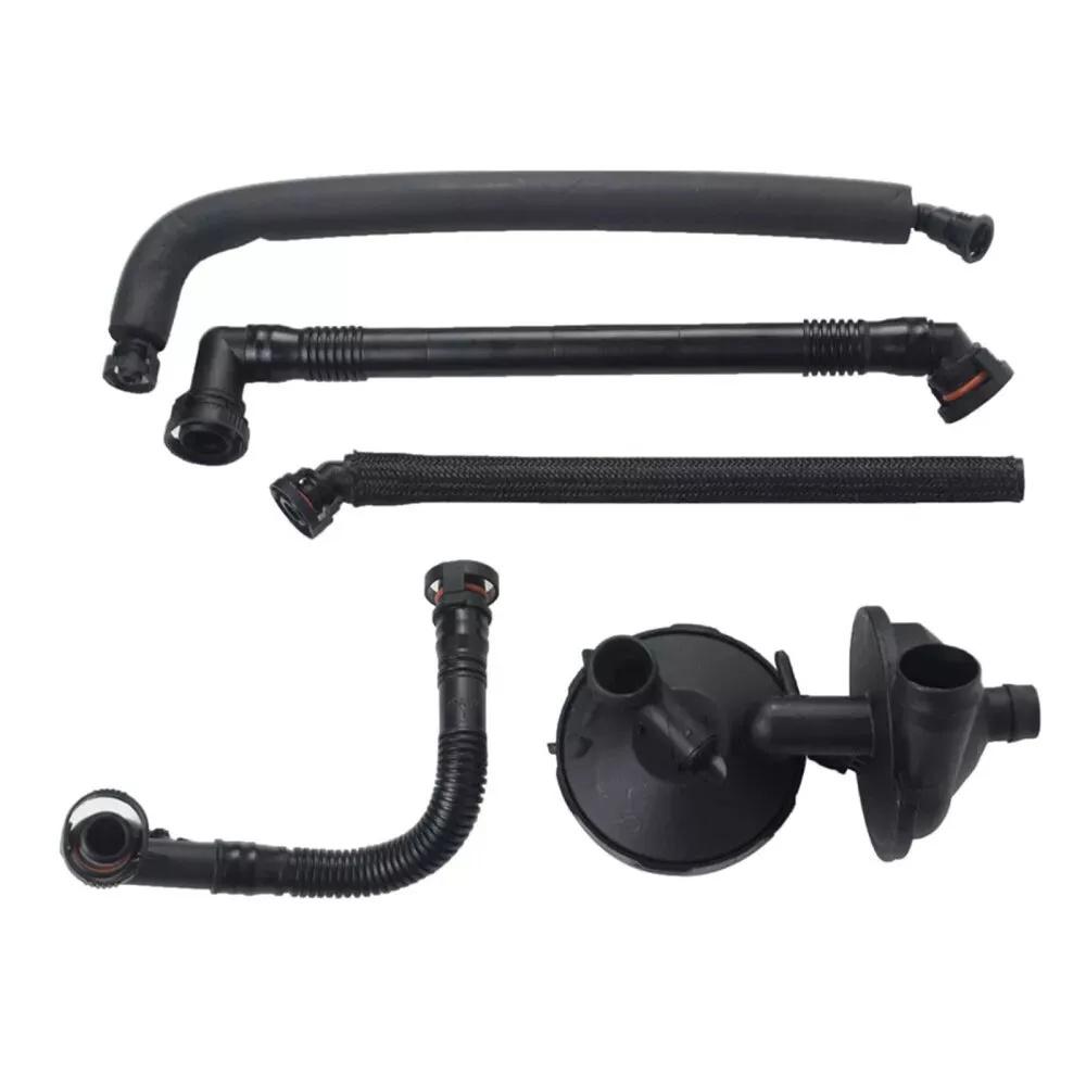 5x Car PCV Crankcase Vent Valve & Breather Hose Kit For BMW E46 325i 330i 325Xi