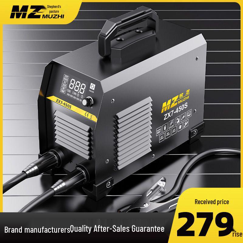 Dual Voltage 220V/380V German Electric Welder, 315A Full Copper, Portable DC Machine for Household and Construction Use.