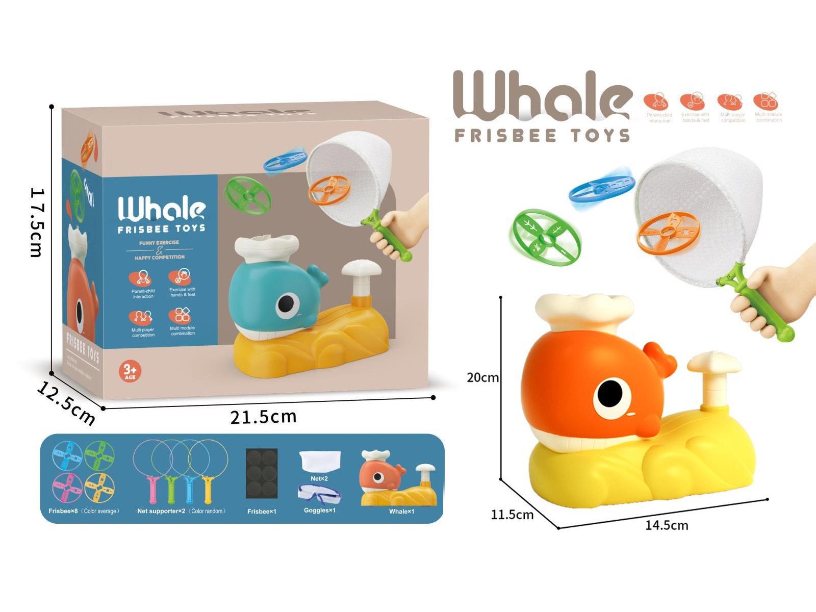 Children s Outdoor Whale Disc Launcher Toy - Foot-Powered Educational Activity