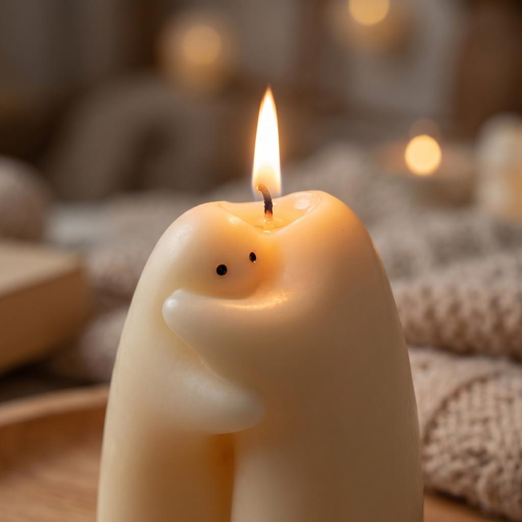 Aromatherapy Candle, A Small Gift With A Cozy Atmosphere, And An Ornamental Accessory