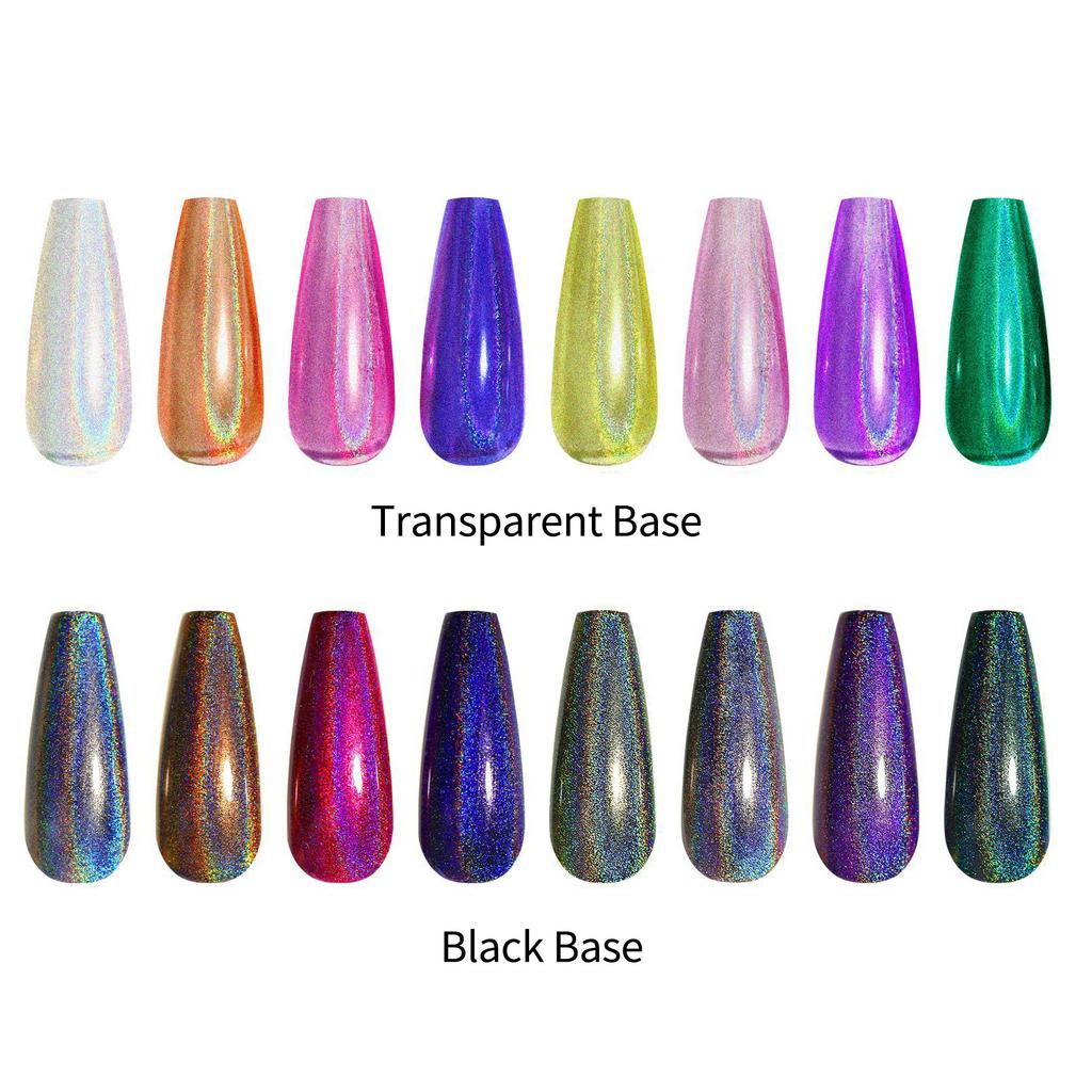 Laser Nail Polish No-bake, Long-lasting, Non-peeling, Quick-drying, Flash Diamond, Nail Polish Sequins