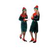 Christmas Show Costume Suit Women's Costume Suit Dress Christmas Elf Clothing Santa Claus