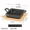 Cmaos Non-stick Cast Iron Teppanyaki Grill Pan