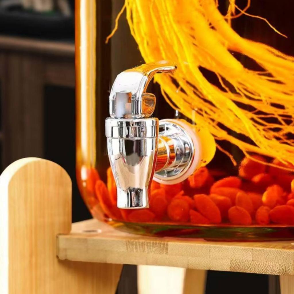 2Pcs Drink Dispenser Faucet Water Jug Spout Reusable Beverage Spigot for Fridge Dining