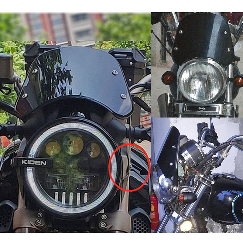 Loncin Voge 500ac/Niu Retro Elektroroller Windschild mit Halterung