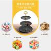 Petal Plastic Fruit Plate Three-layer Snack Rack Dried Fruit Plate Multi-layer Fruit Plate Dessert C
