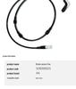 SOE000025 Brake Sensor Line for 2005-2013 Land Rover Range Rover Sport