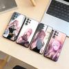 M-Megurine Luka Phone Case For Samsung S25,S24,S21,S22,S23,S30,Ultra,S20,Plus,Fe,Soft Silicone Black Cover