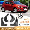 Mud Flaps For Chevrolet 11-14 Aevo  MudFlaps Front Rear Fender Car
