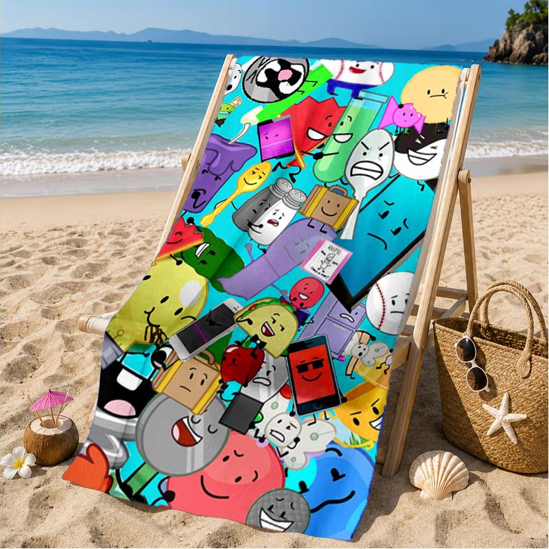 Colorful Dream Island Collage Beach Towel, Microfiber Beach Towel, Perfect For Pool, Beach, Travel, Home Decor Beach Party Fan gifts