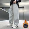 Winter 2025 Boys' Scimitar Pants - Plus Velvet, Straight Leg for Big Kids In Autumn and Winter