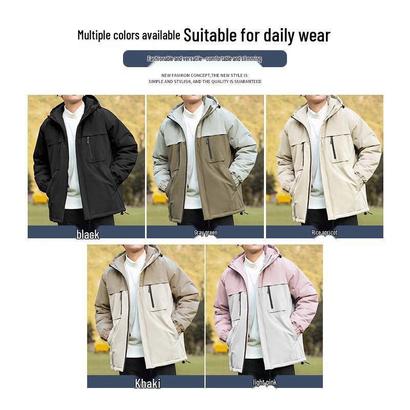 EASTERN CAMEL Men's Winter Waterproof Padded Jacket