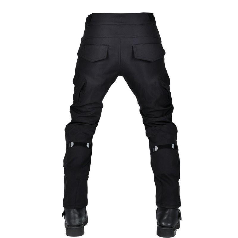 Mens All-Season Motorcycle Riding Pants With Impact Protection Waterproof Windproof Breathable High-Waist Stretch Fit