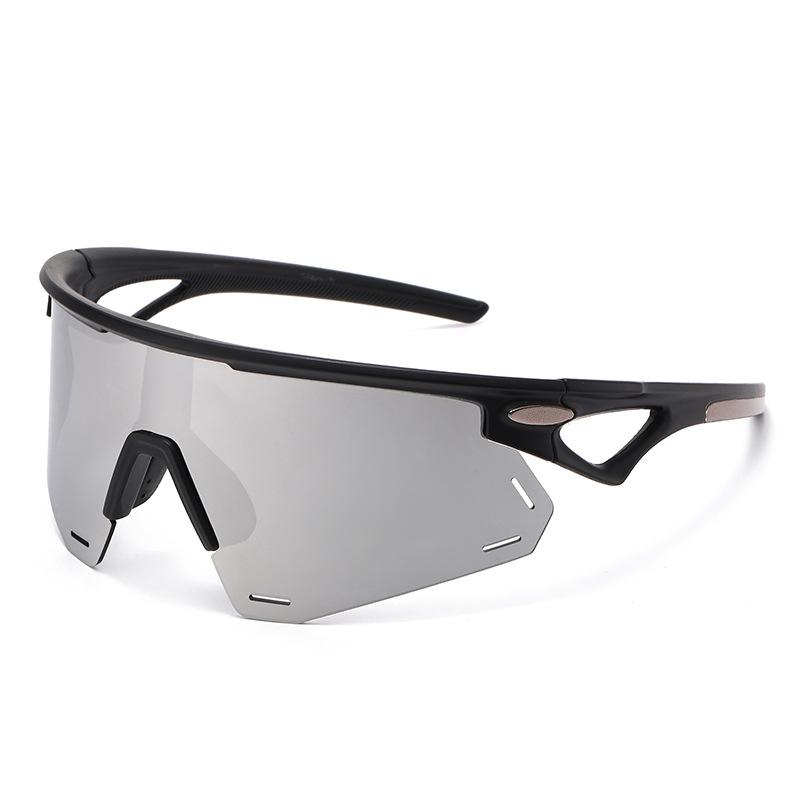 Trend Colorful Men'S And Women'S Outdoor Sports Coating Anti-Ultraviolet Cycling Protective Heat-Proof Sunglasses