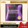 Alice AE536 Electric Guitar Strings, 6-String Set, Film Coating, Rust-Proof Musical Instrument Accessory