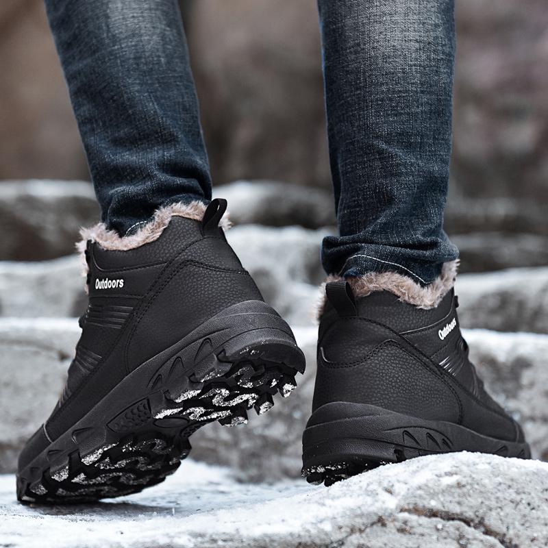 Buy Boots Plus Velvet Warm Snow Boots Booties Plus Size at affordable