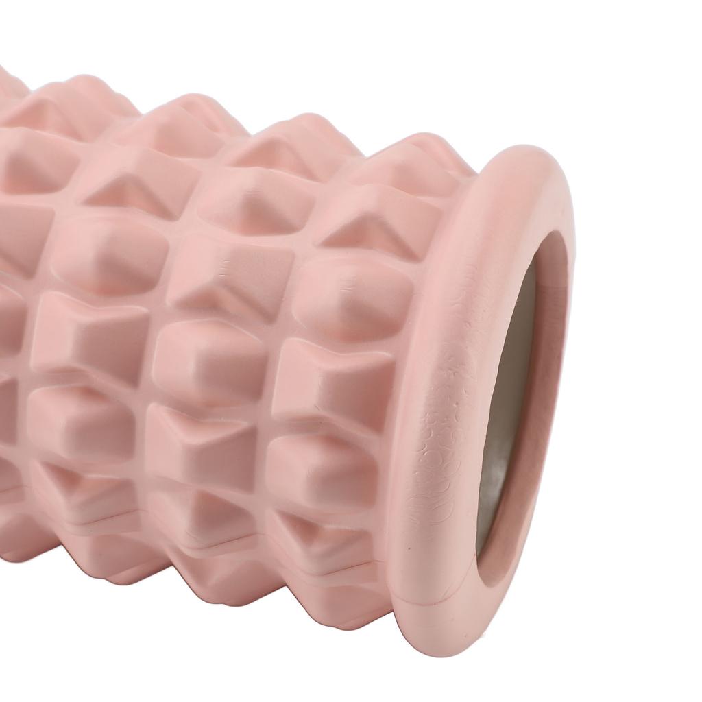 45cm Pink Muscle Relaxation Massage Roller Trigger Point Release Deep Tissue Multi Textured Massager Relieves Muscle Discomfort
