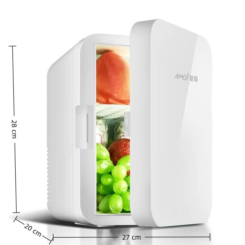 Domowa Mini Lodówka 8L Zamrażarka Samochodowa Przenośna Lodówka Samochodowa Lodówka na Kosmetyki i Jedzenie