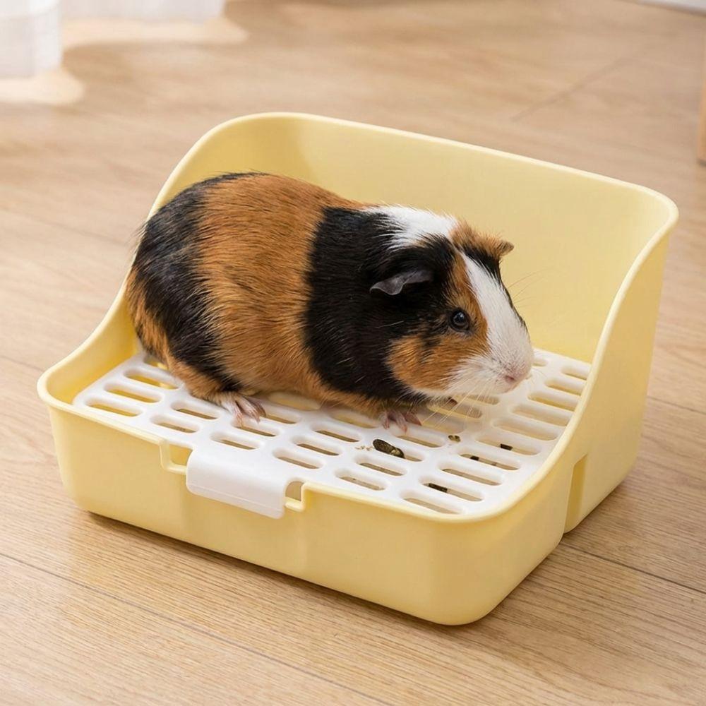 Stable Rabbit Toilet Splash-Proof Animal Potty Trainer Durable Pet Toilet Box  Pet Enclosure