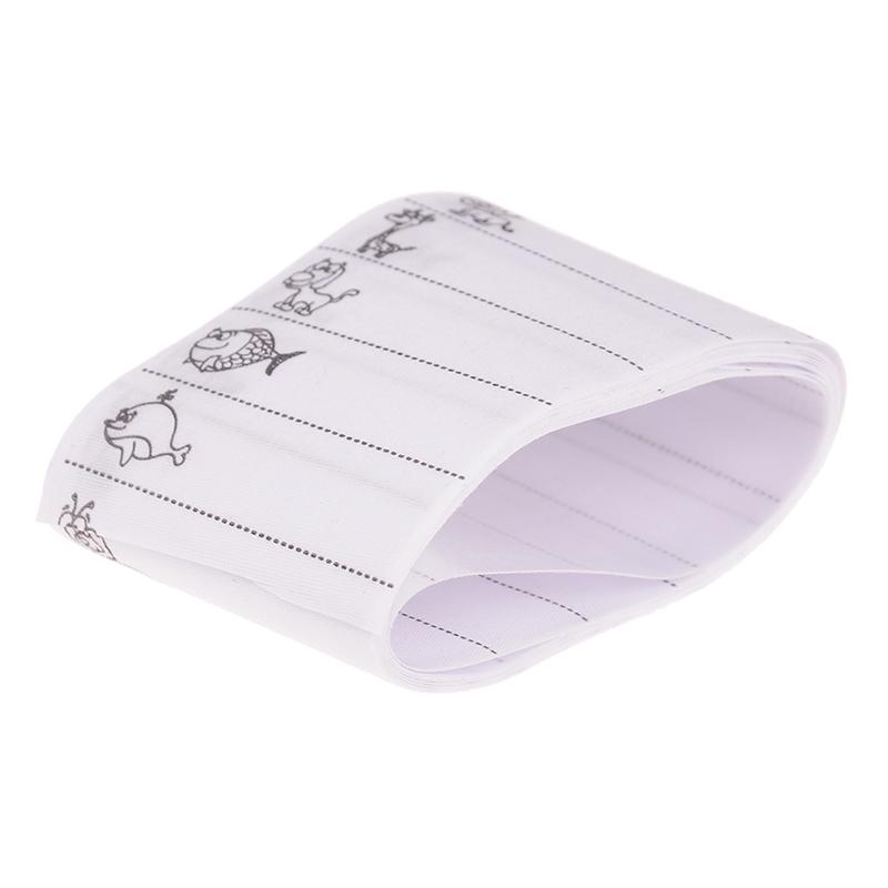 100ks omyvatelných nažehlovacích štítků Colthing Štítky na školní oděvy Označovač