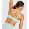 Gymshark Elevate Ruched Sports Bra Morning Blue B3b3e Udbn