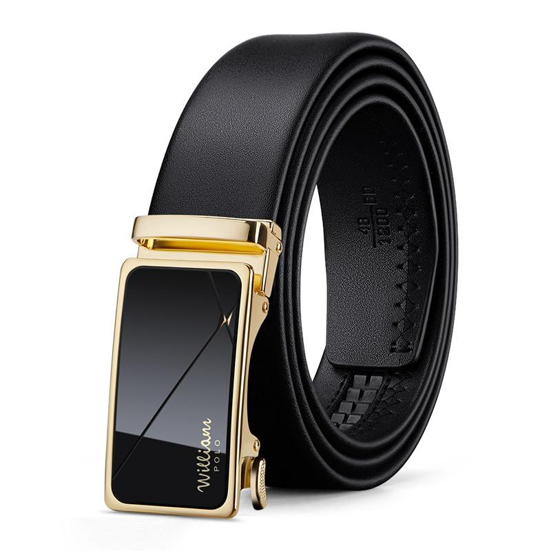 Emperor Belt Men's Genuine Leather 2022 New Automatic Buckle Business Casual Belt Pure Cowhide Pant Belt