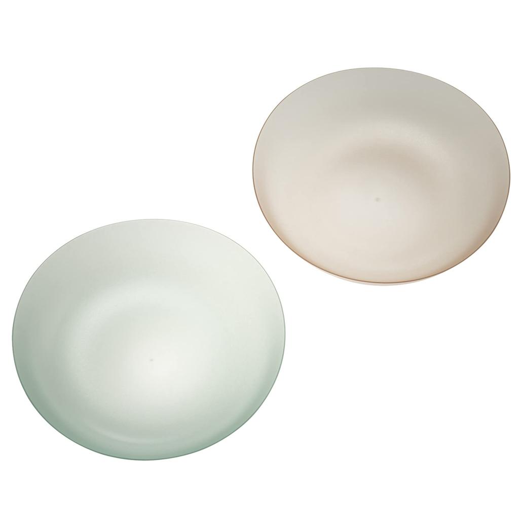 IJ Unbreakable All-Purpose Bowls and Lunch Plates, Set of 2, 21cm x 2, Dishwasher Safe, Made in Japan, Perfect for Home Parties, Outdoor Activities,