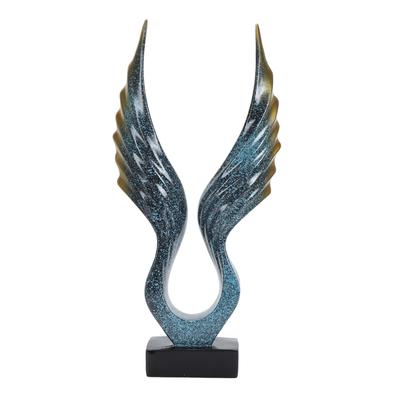 Abstract Wing Sculpture Artistic Decorative Resin Wing Statue Ornament for Living Room Office