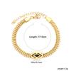Mixed color love zircon bracelet wind design cherry shell bracelet 18k gold stainless steel bracelet