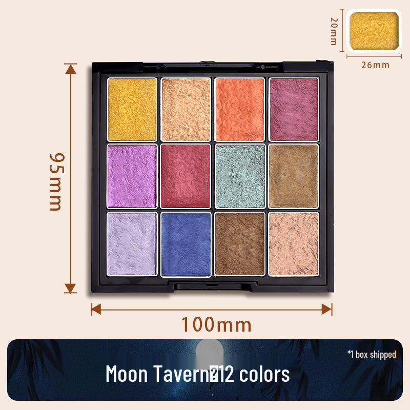 Pearlescent Watercolor Pigment - Color-Changing Gold for Nail Art & Thangka Painting.