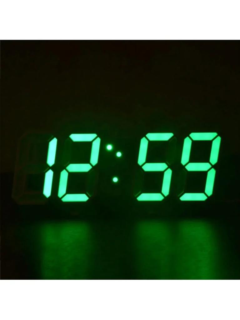 Electronic Digital Wall Clock Living Room Bedroom Decoration Decor Watches Home and Decoration Led Modern Alarm Interior Desk