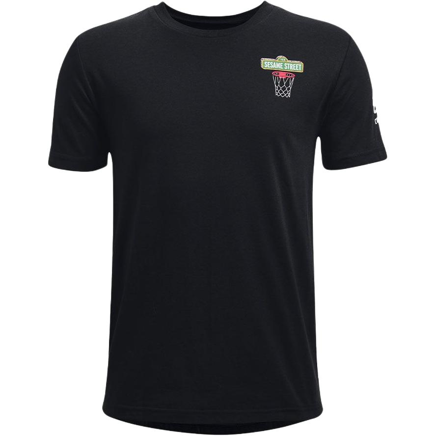 Under Armour Curry X Sesame Street Collaboration T-Shirt Kids tops Black 1366603-001 XL