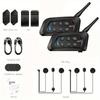 Motorcycle Helmet Bluetooth 5.1 Intercom with 1500m Range, 18h Talk Time, CVC Noise Cancelling & Waterproof Design