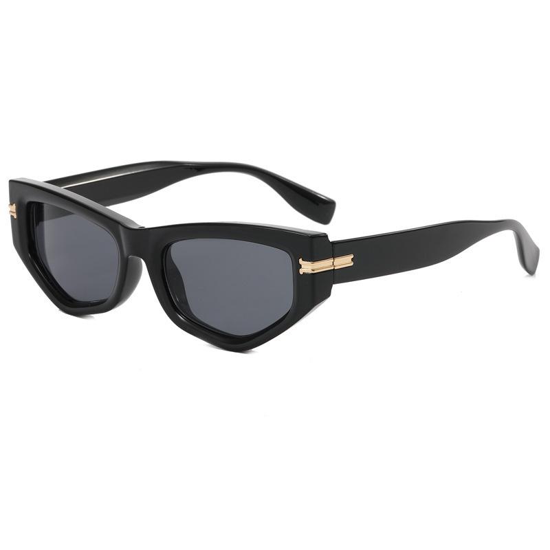 Irregular Cat Eye Sunglasses Rice Nail Sunglasses Fashion Sunglasses Ladies Retro Ins Sunscreen Retro