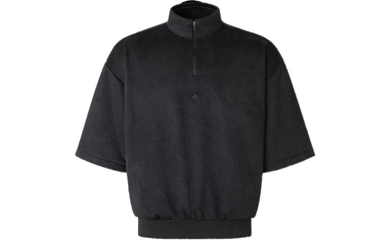 Adidas THE 2024 COLLECTION Sweatshirts Unisex Charcoal Black Stand Collar Moderate Other IN7711 S