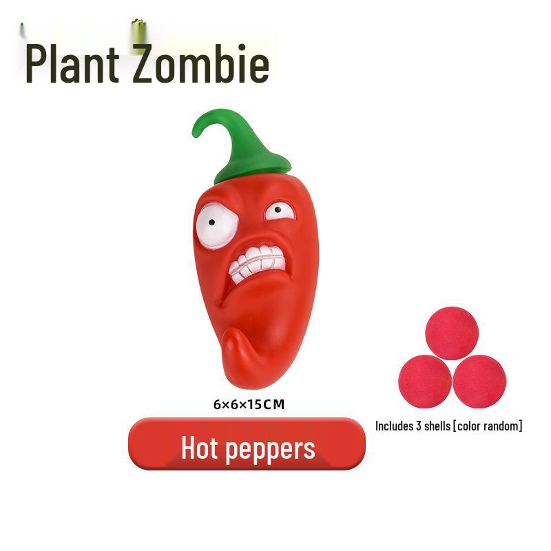 Plants vs. Zombies Toy Set: Machine Bug, Football Gun, Pea Pod, Carnivorous Plant Models