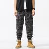 Camouflage Overalls Herren Frühlingstide Marke Neu Gebundene Hose Locker Outdoor Sport und Freizeit A-