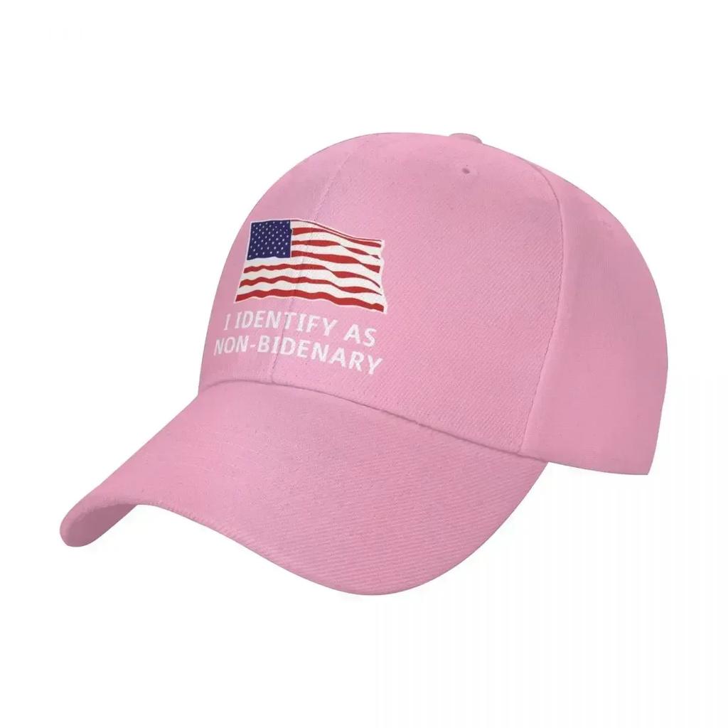 Identify As Non-Bidenary Anti-Biden Patriotic Baseball Cap Bobble Hat western Hat Women's Golf Clothing Men's