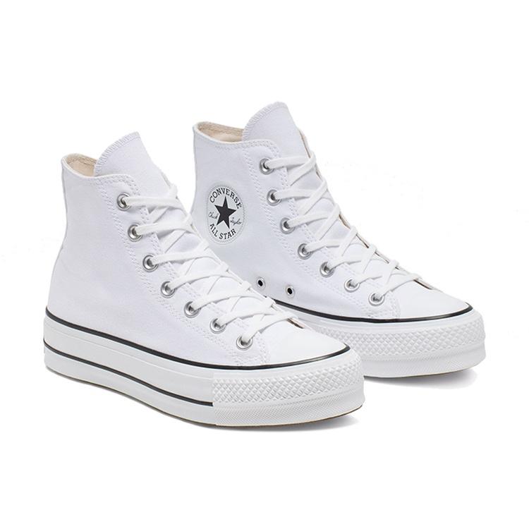 (WMNS) Converse Chuck Taylor All Star Plateau High 'Weiß' Damen 560846C