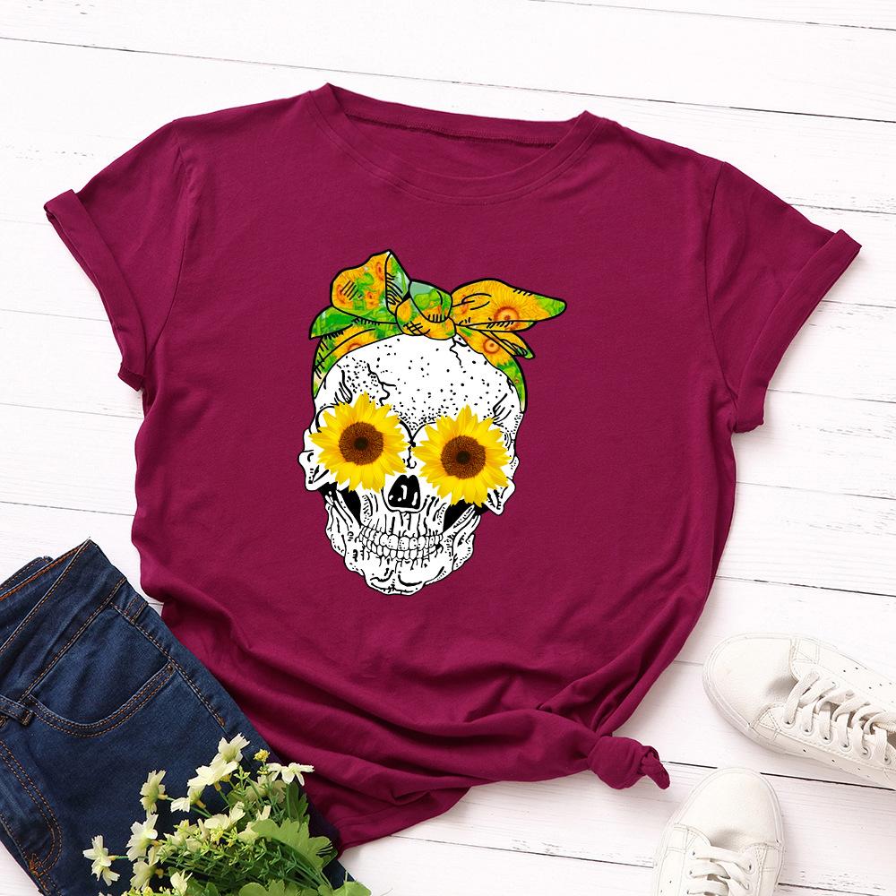 Cotton Comfort Top Fashion Versatile Short Sleeve Casual T-Shirts Women’s