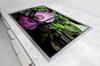 SZKLANA PŁYTA OCHRONNA DESKA 75x52 ORCHIDEA